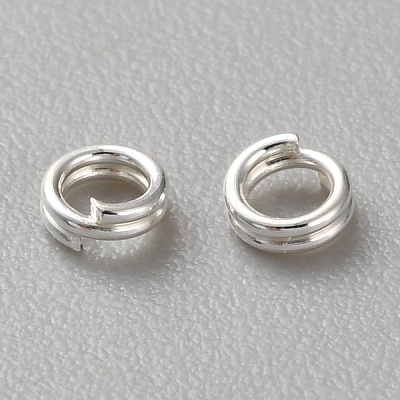 925 Sterling Silver Split Rings STER-WH0009-21B-1