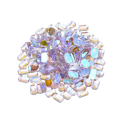 Glass Rhinestone Cabochons MRMJ-N027-023B-1