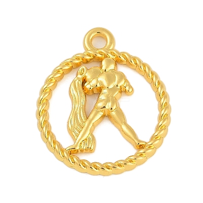 Twelve Constellations Alloy Pendants PALLOY-Q006-01E-G-1