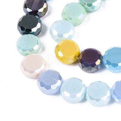Electroplate Glass Beads Strands EGLA-N022-03A-A09-1