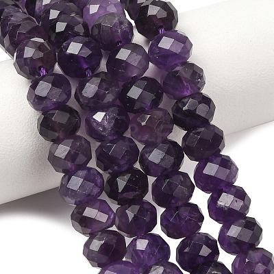 Natural Amethyst Beads Strands GG-CBA59DD-A01-5x8mm-1