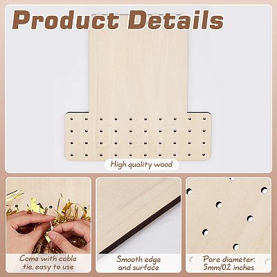 2Pcs Wood Wreath Boards DIY-FG0006-77C-1