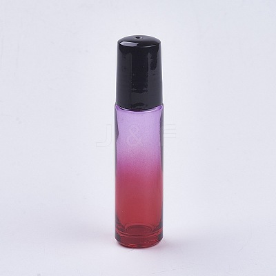 10ml Glass Gradient Color Essential Oil Empty Roller Ball Bottles X-MRMJ-WH0011-B04-10ml-1