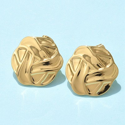 304 Stainless Steel Stud Earrings EJEW-U047-26G-1
