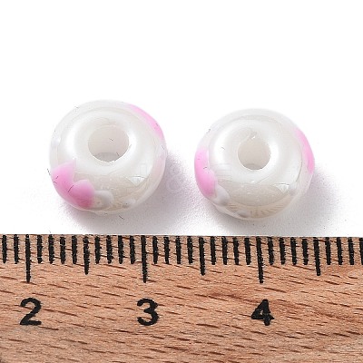 Glass Hand Painted Beads SEED-M011-04A-05-1
