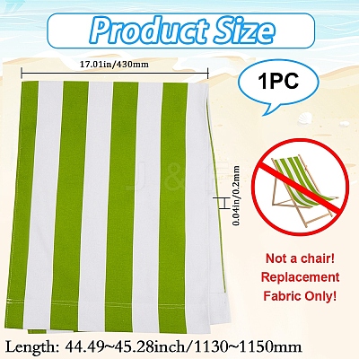 Stripe Chair Cloth Canvas AJEW-WH20002-25A-03-1