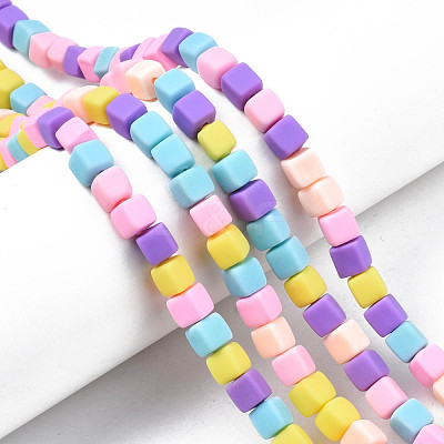 Handmade Polymer Clay Beads Strands CLAY-N008-060-04-1