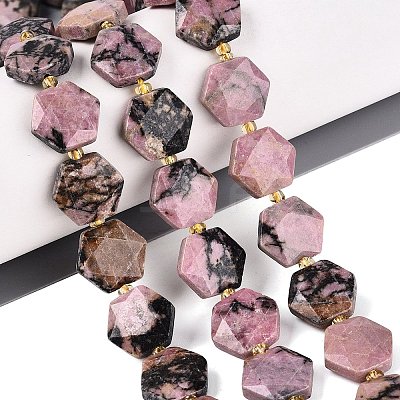 Natural Rhodonite Beads Strands G-N368-01A-22-1