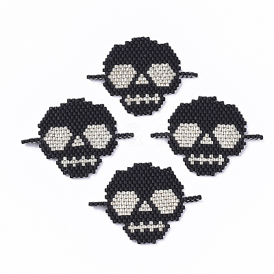 Handmade Japanese Seed Beads Links SEED-S025-47-1