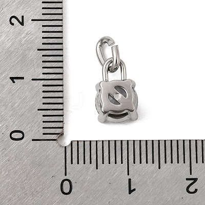Birthdaystone Theme April 304 Stainless Steel Charms STAS-B128-60P-04-1
