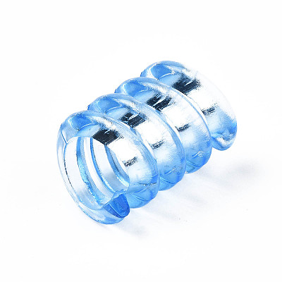 Transparent Acrylic European Beads X-TACR-S149-22-1