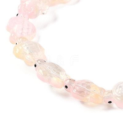Transparent Glass Enamel Beads Strands GLAA-B021-06K-1
