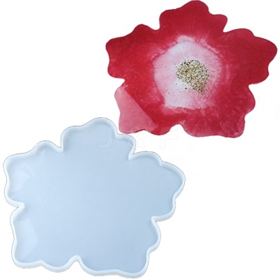 DIY Flower Cup Pad Silicone Molds X-DIY-TAC0007-19-1