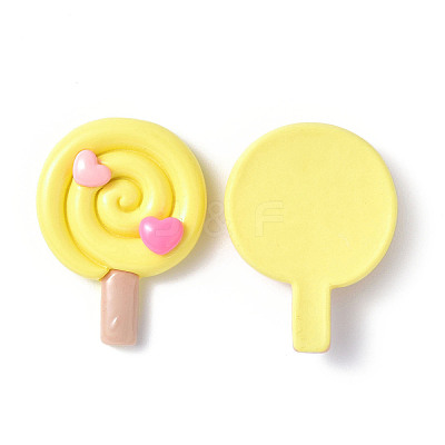 Opaque Resin Cabochons CRES-P023-03-1
