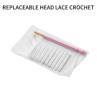 Stainless Steel French Crochet Hook PW-WG51112-01-1