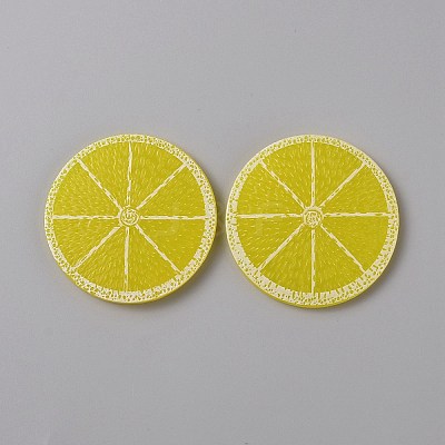 Fruit Theme Plastic Cabochons KY-WH0004-22B-1