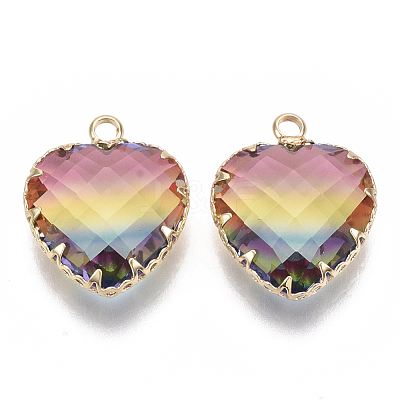 K9 Glass Pendants X-GLAA-Q069-11H-1