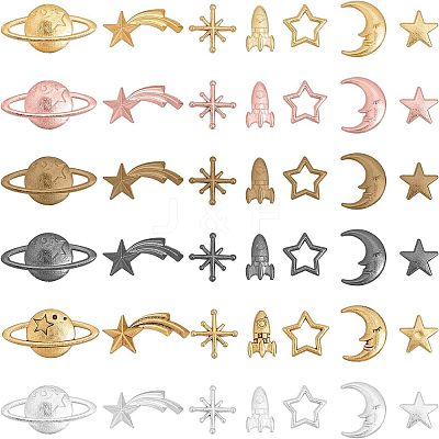 Zinc Alloy Cabochons PALLOY-OC0002-58-1