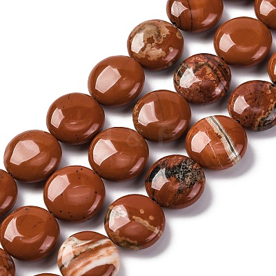 Natural Red Jasper Beads Strands G-C159-A05-01-1