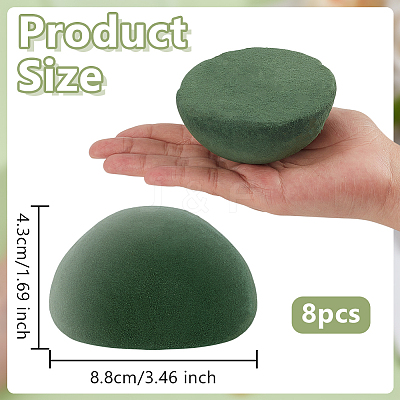 8Pcs Half Ball Flower Craft Foam DIY-OC0014-45-1