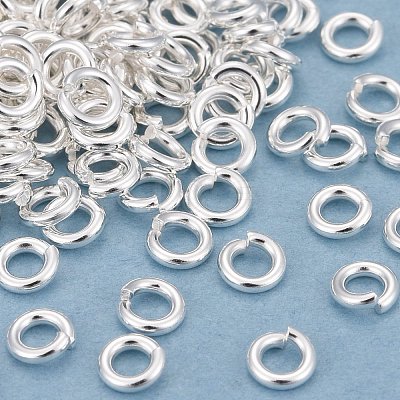Rack Plating Brass Open Jump Rings KK-O139-18K-S-1