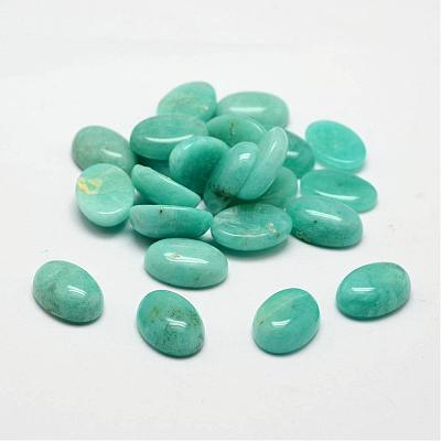 Oval Natural Amazonite Cabochons G-O147-02C-1