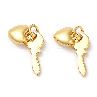 Eco-Friendly Brass Pendants KK-M246-20G-1