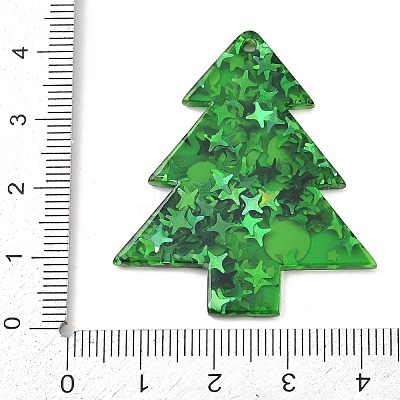 Christmas Acrylic Pendants OACR-D317-01B-1