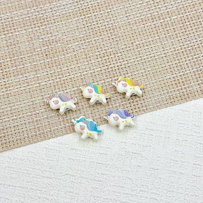 Baking Paint Alloy Enamel Beads FIND-G092-09B-1