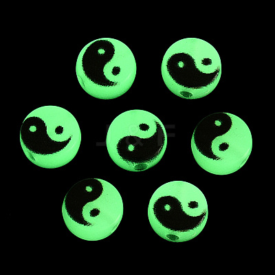 Luminous Transparent Acrylic Beads X-LACR-T001-01-1