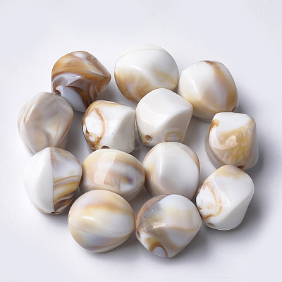 Acrylic Beads OACR-T007-08H-1
