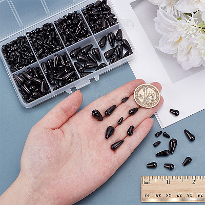 42G 3 Styles ABS Plastic Imitation Pearl Beads FIND-AR0006-05C-1