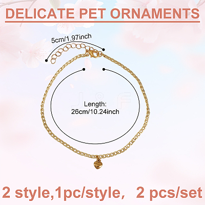 304 Stainless Steel Pendant Necklaces for Pet NJEW-DR00003-1