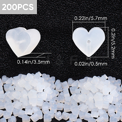 Clear Silicone Full-covered Ear Nuts FIND-SP0001-18E-1