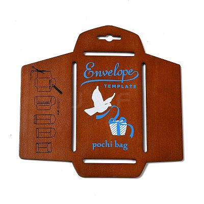 Retro Style DIY Envelope Template DIY-G039-03-1