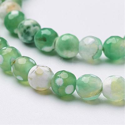 Natural Fire Crackle Agate Beads Strands G-D210-6mm-M1-1