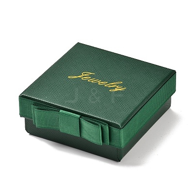Square & Word Jewelry Cardboard Jewelry Boxes CBOX-C015-01B-02-1
