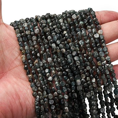 Natural Green Quartz Beads Strands G-I389-A12-1