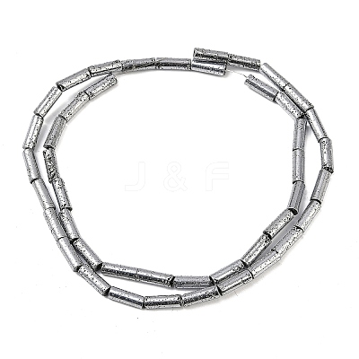 Electroplated Natural Lava Rock Beads Strands G-K388-03A-03-1