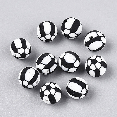 Handmade Polymer Clay Beads CLAY-N014-02A-06-1