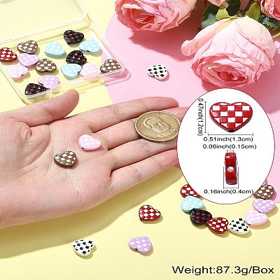 35Pcs 7 Colors Spray Painted Alloy Beads ENAM-CJ0006-11-1
