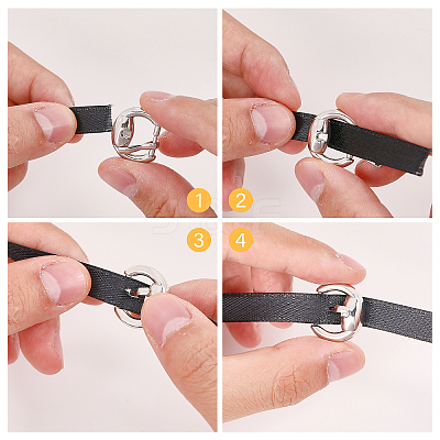 24Pcs 2 Colors Zinc Alloy Roller Buckles FIND-FH0009-88-1
