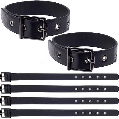 PU Imitation Leather Cord Bracelets BJEW-WH0020-68D-1