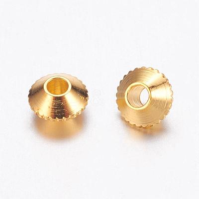 Brass Spacer Beads EC008-G-1