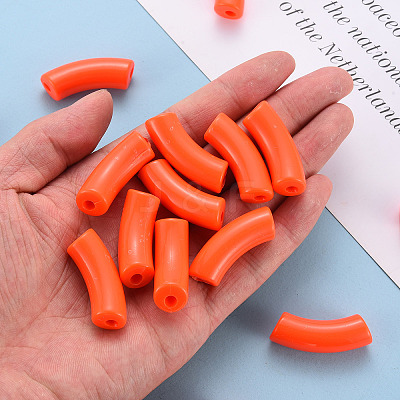 Opaque Acrylic Beads LS-MACR-S372-001B-S026-1