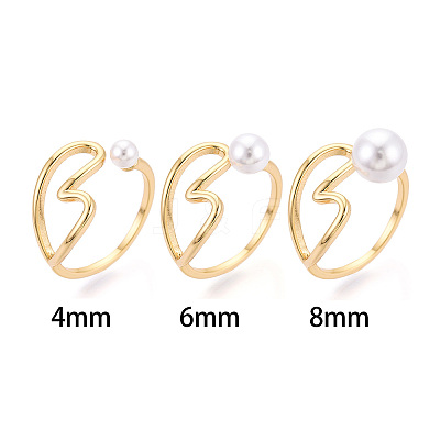 Heart Brass Cup Peg Ring Settings KK-N274-22G-1
