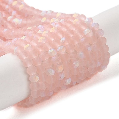 Transparent Glass Beads Strands EGLA-A034-T4mm-MB22-1