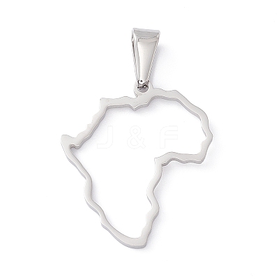 Non-Tarnish 304 Stainless Steel Pendants STAS-G284-02P-1
