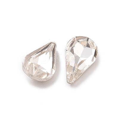Glass Rhinestone Cabochons GGLA-P002-07C-01-1