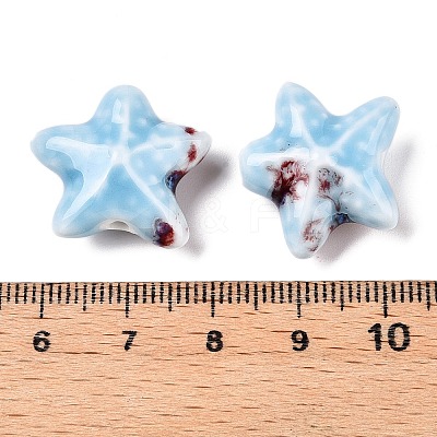 Handmade Porcelain Beads PORC-N008-03B-1